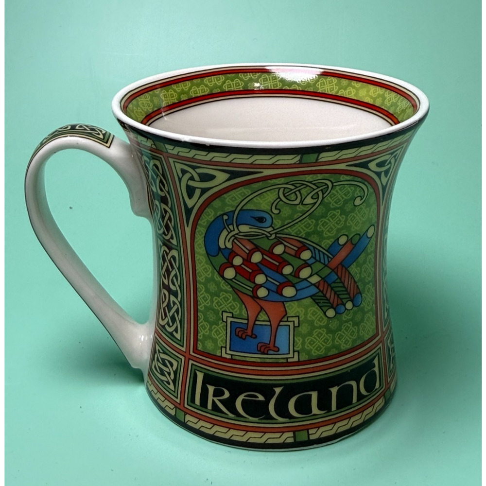 Royal Tara Ireland Celtic Peacock Bird Mug Tea Cup Coffee New Bone China 11oz